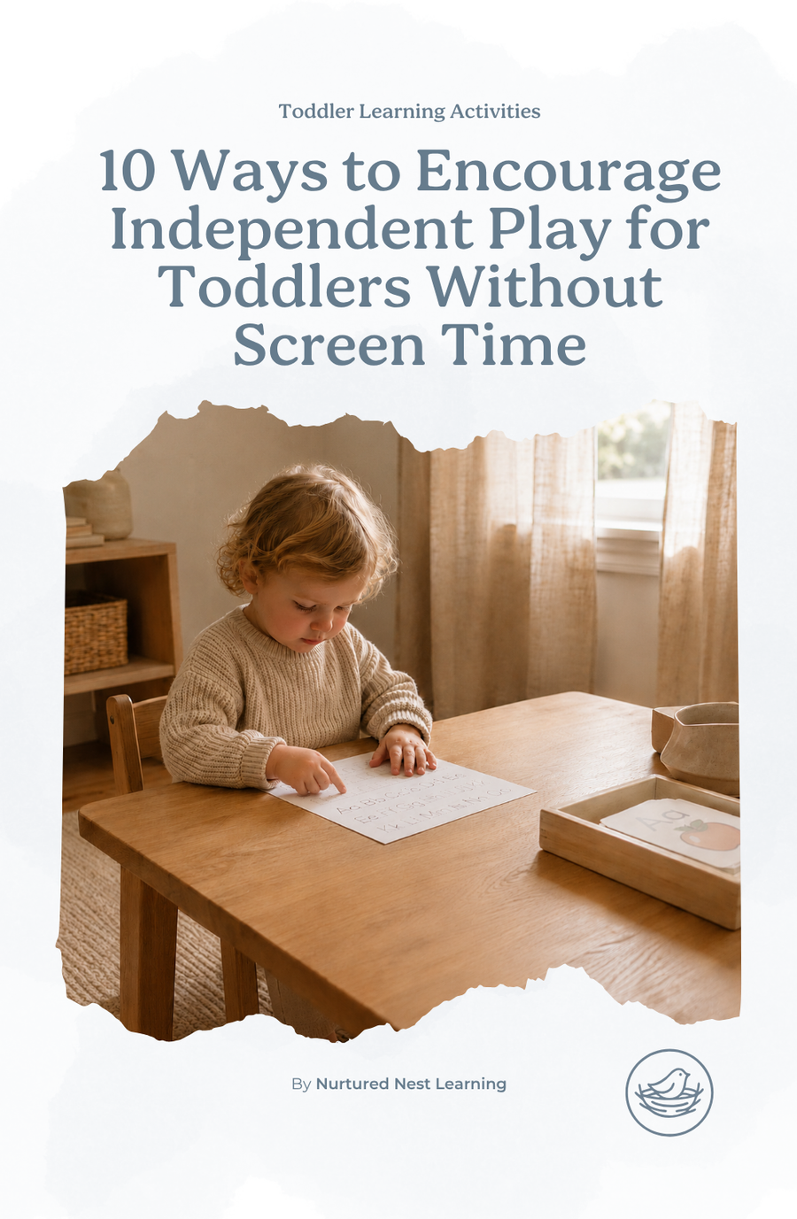 10 Ways to Encourage Independent Play for Toddlers Without Screen Time