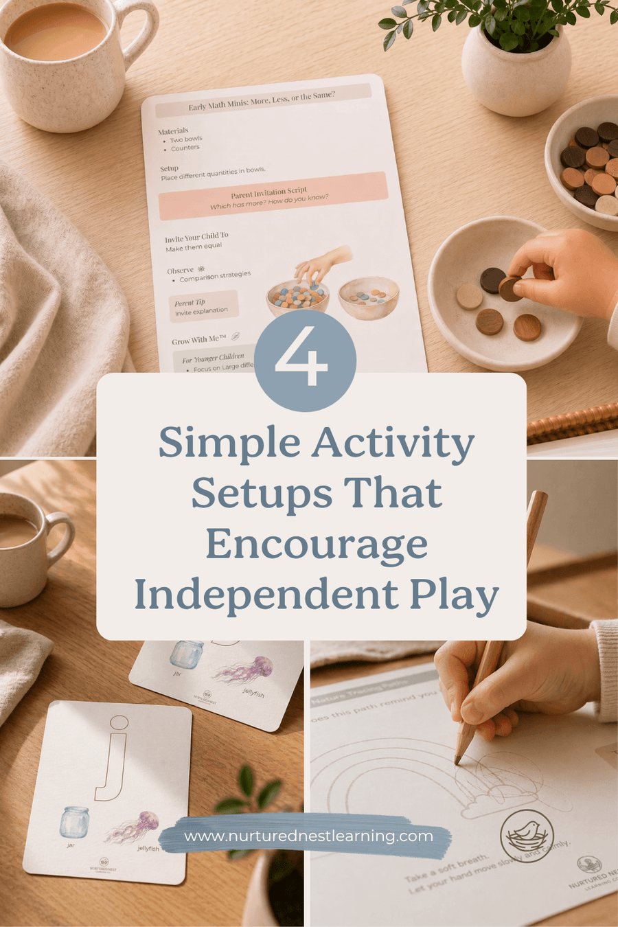 4 Simple Activity Setups That Encourage Independent Play