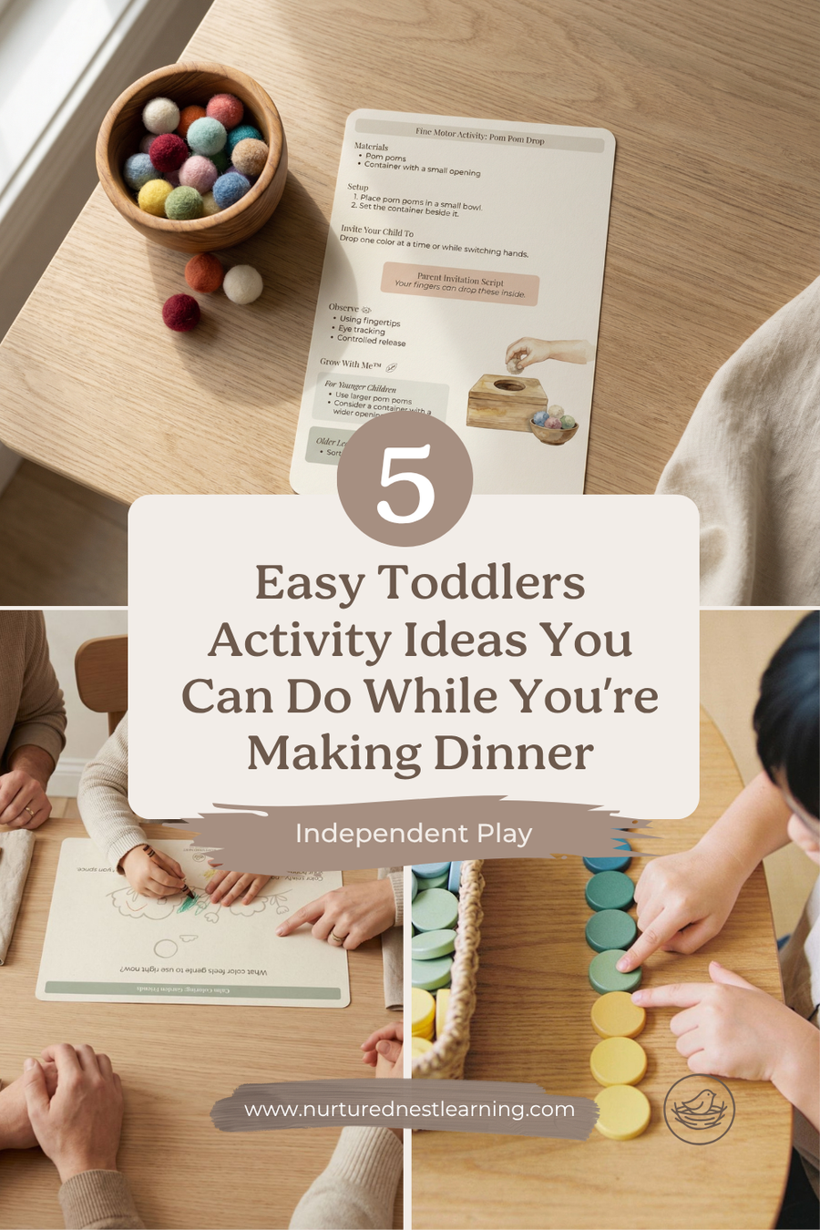 Five Easy Toddlers Activity Ideas You Can Do While You’re Making Dinner