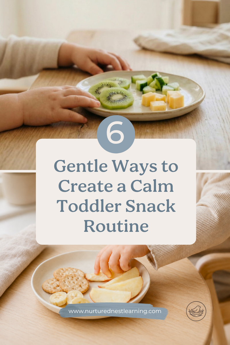 6 Gentle Ways to Create a Calm Toddler Snack Routine