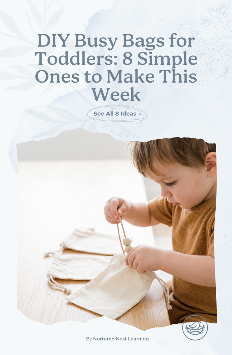 DIY Busy Bags for Toddlers: 8 Simple Ones to Make This Week