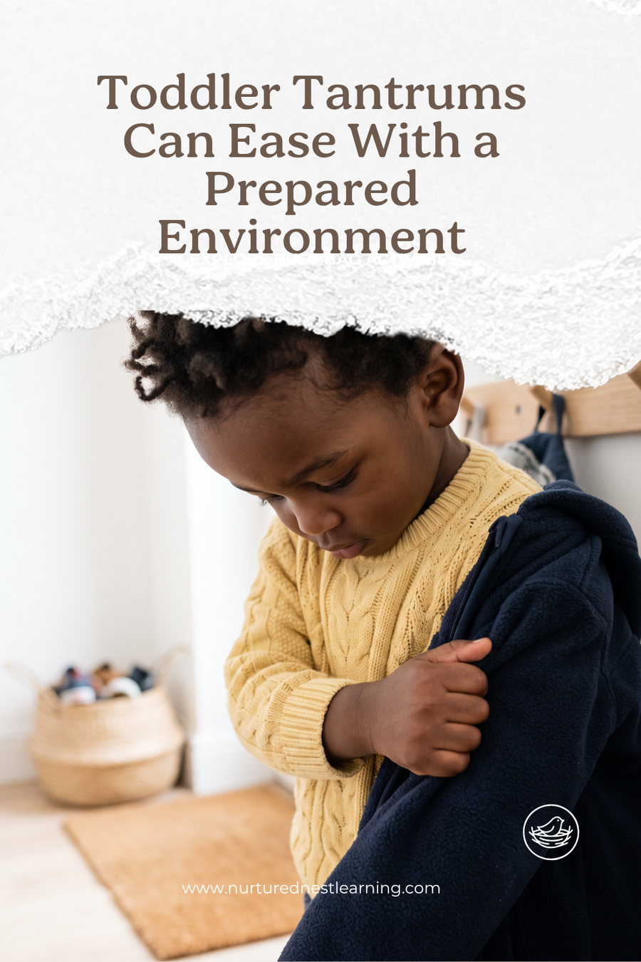 How a Prepared Environment Can Ease Toddler Tantrums
