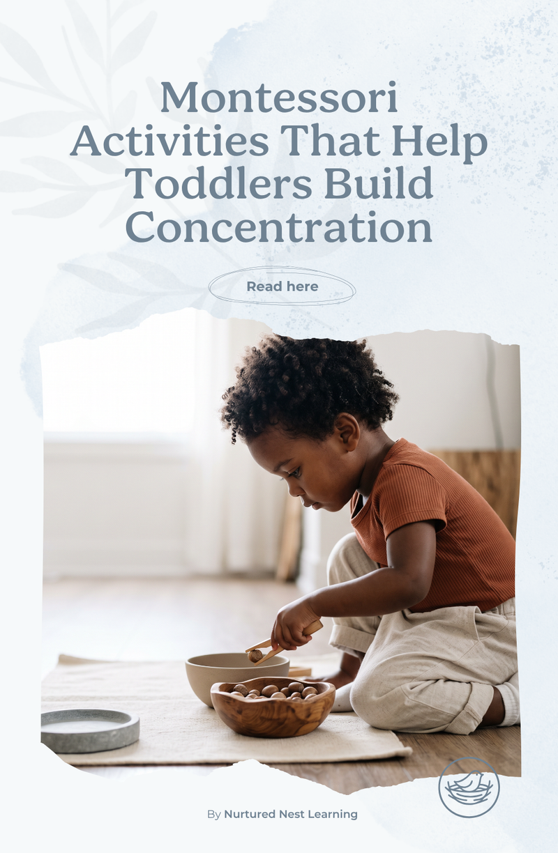 How to Promote Concentration in Toddlers Through Montessori Activities