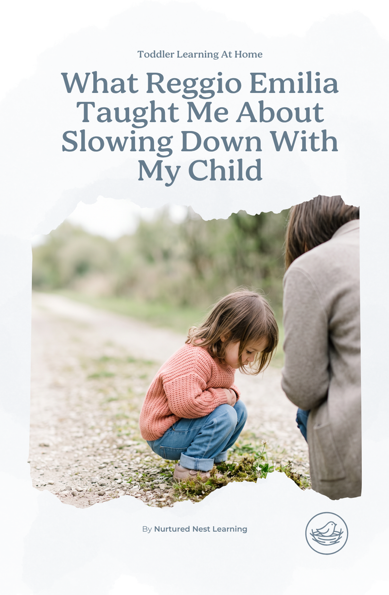 What Reggio Emilia Taught Me About Slowing Down With My Child