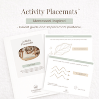 Activity Placemats for Toddlers and Preschoolers