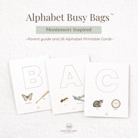 Alphabet Busy Bags for Early Learners