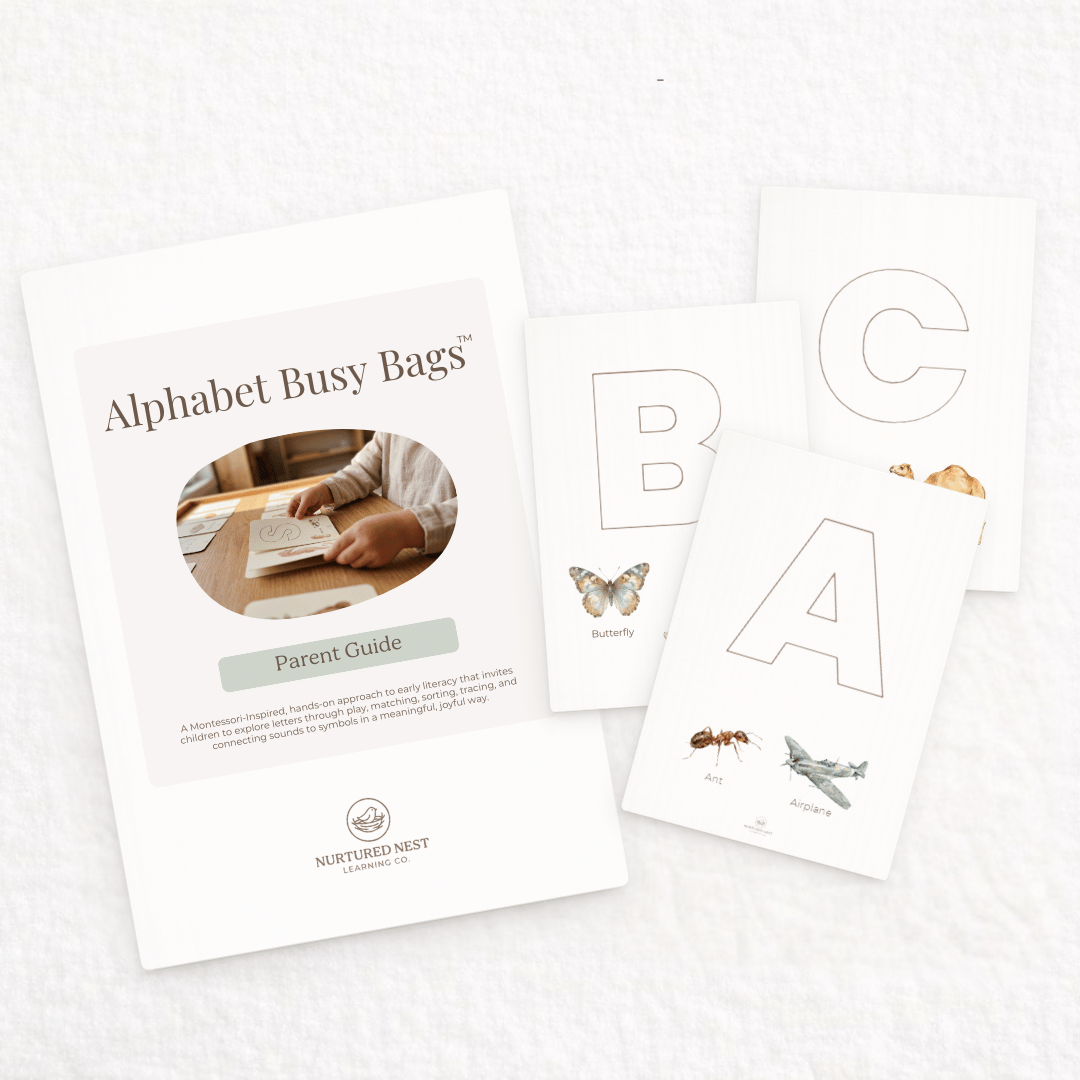 Alphabet Busy Bags for Early Learners