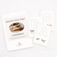 Alphabet Busy Bags for Early Learners