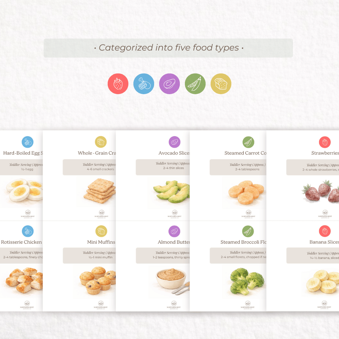 Build-A-Snack™ Montessori Snack Sorting Cards for Toddlers