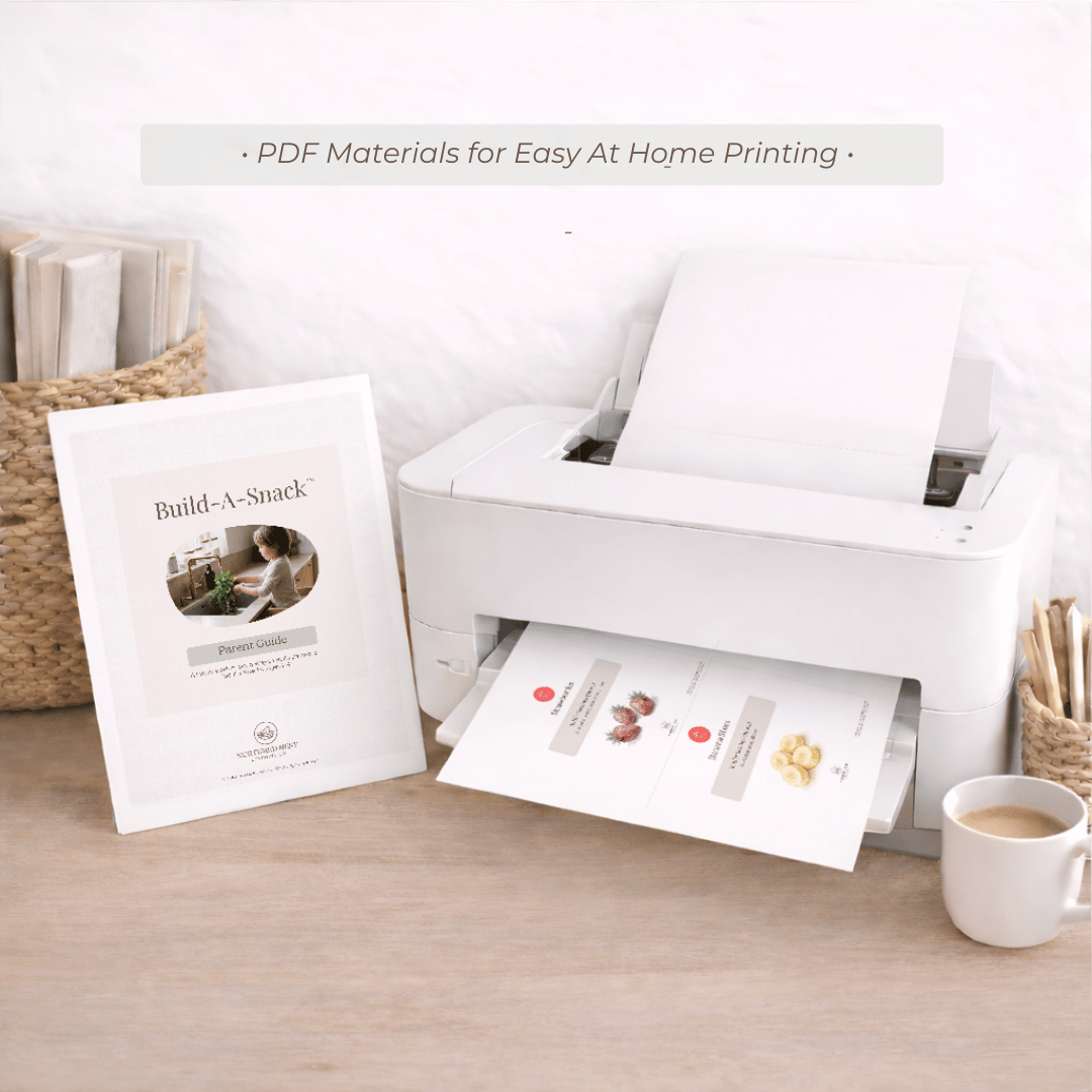 Build-A-Snack™ Montessori Snack Sorting Cards for Toddlers