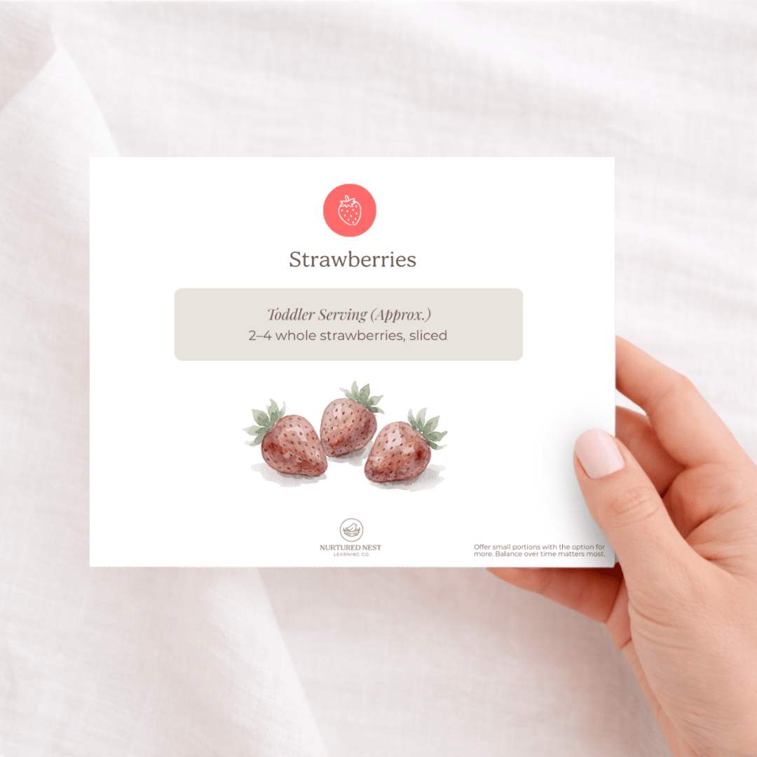 Build-A-Snack™ Montessori Snack Sorting Cards for Toddlers