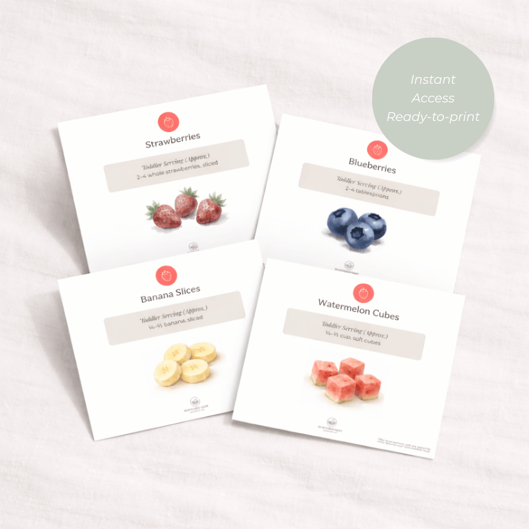 Build-A-Snack™ Montessori Snack Sorting Cards for Toddlers