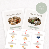 montessori snack cards and sorting cards for toddlers
