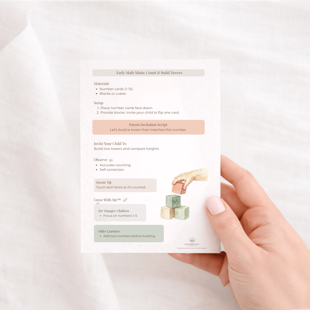 Early Math Busy Bags for Preschoolers