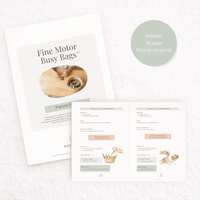 Fine Motor Busy Bags for Toddlers (Ages 2–3)