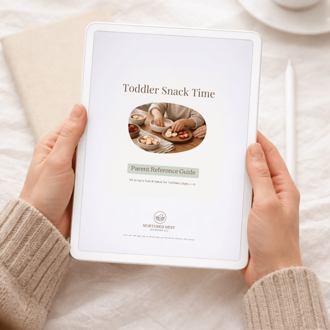 Toddler Snack Time — A Calm Parent Support Reference Guide