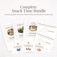 montessori snack cards and sorting cards for toddlers