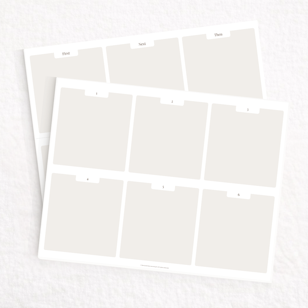 Visual Routine System for Toddlers and Preschoolers