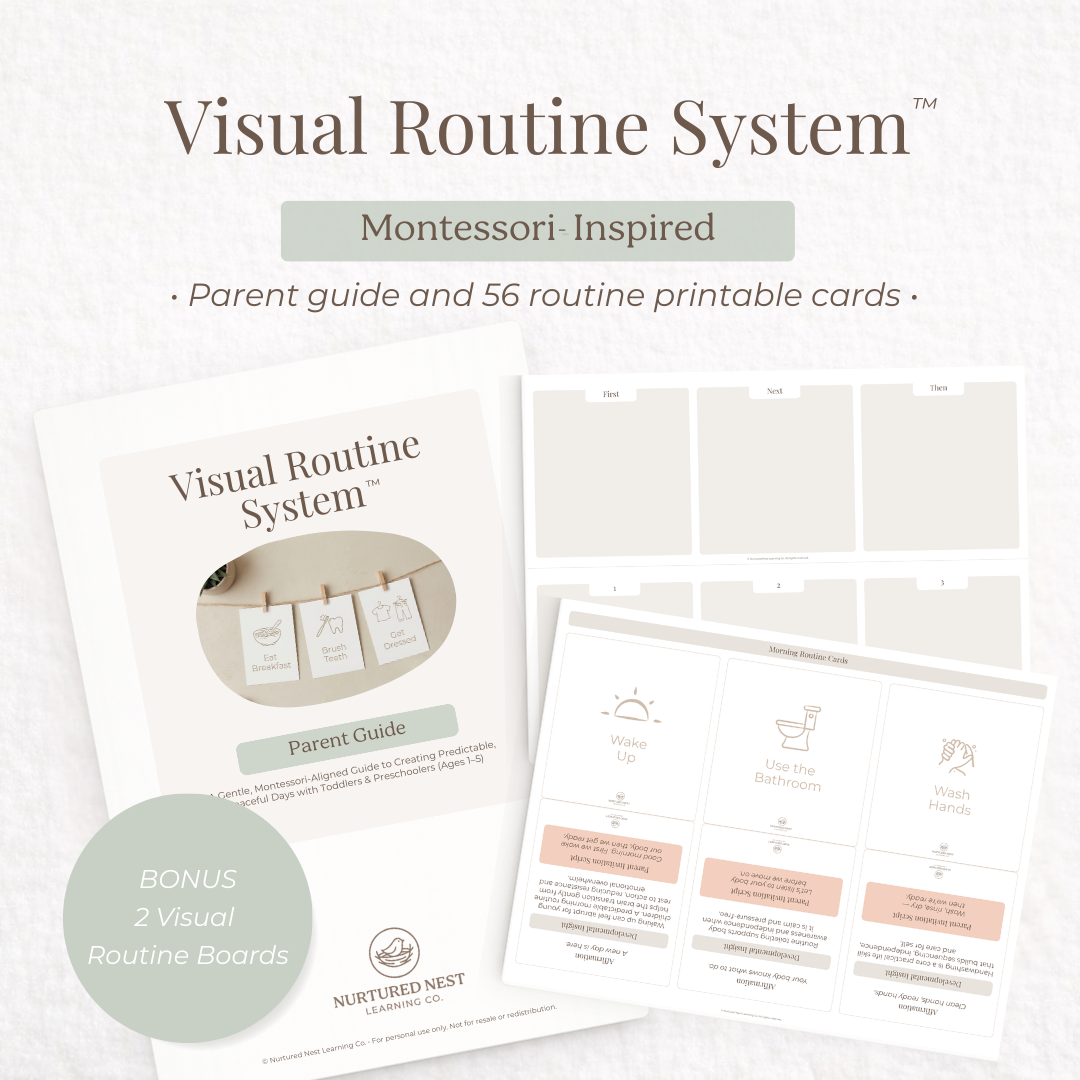 Visual Routine System for Toddlers and Preschoolers